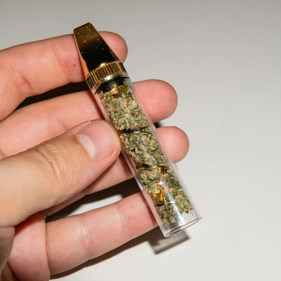 Premium Australian cannabis flower and glass pipe smoking accessories
